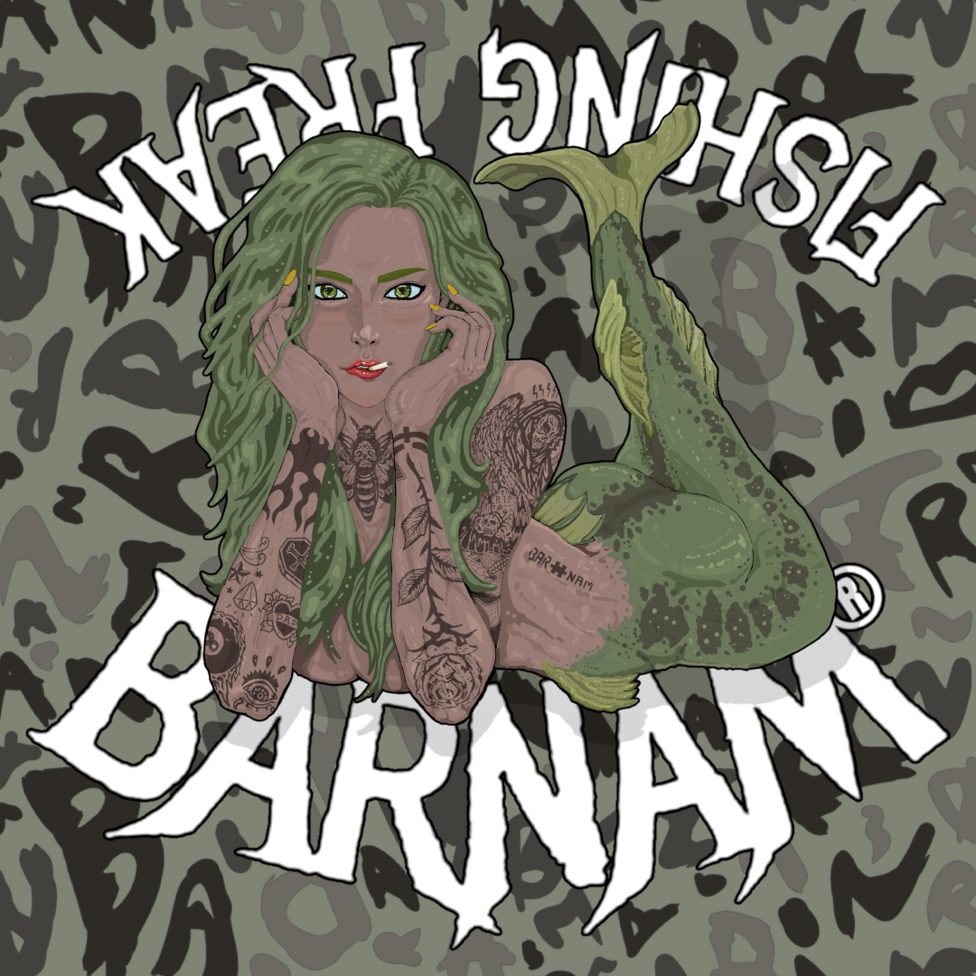 FF黒鱒人魚・プルオーバーパーカー