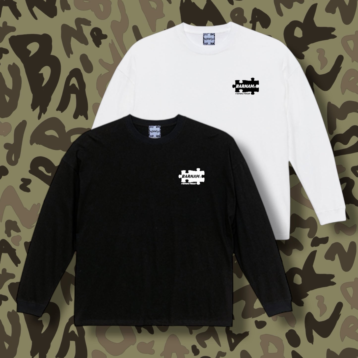 FF黒鱒マーメイド・ビッグシルエット長袖tee