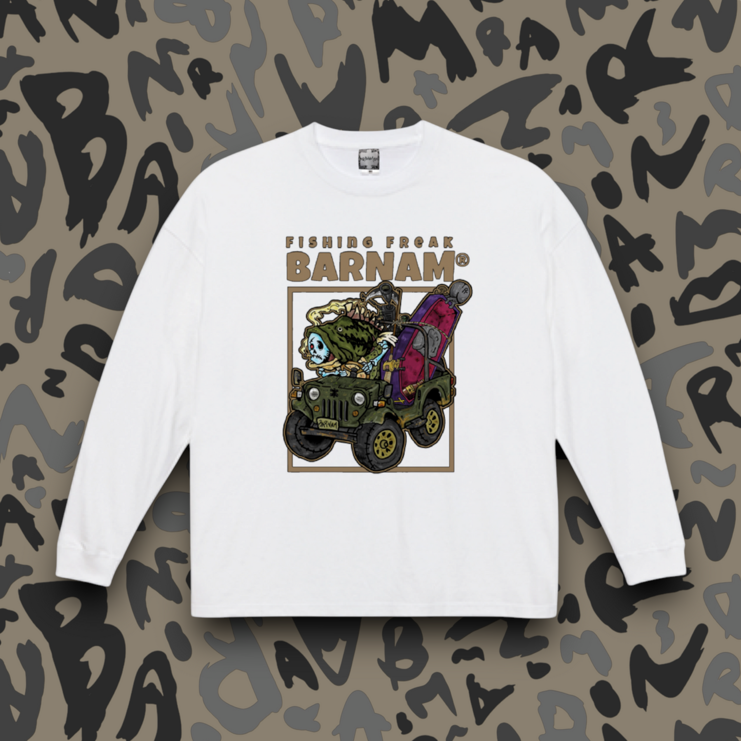 FF釣神4WD・ビッグシルエット長袖tee