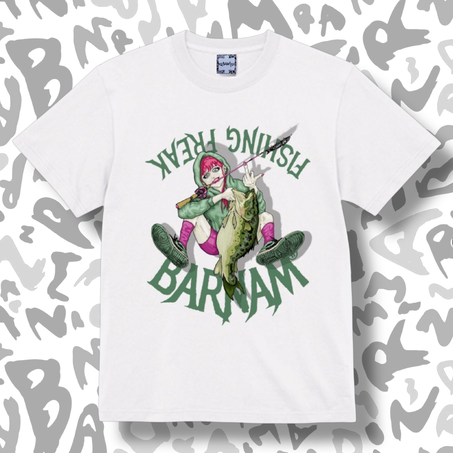 FF釣りガールtシャツ