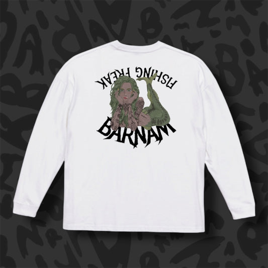 FF黒鱒マーメイド・ビッグシルエット長袖tee