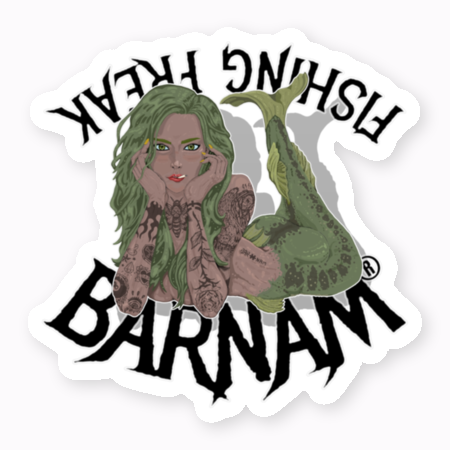 FF黒鱒マーメイド・ステッカー