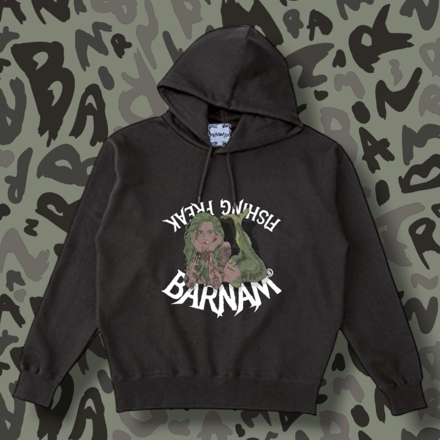 FF黒鱒人魚・プルオーバーパーカー